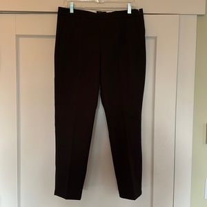 J Crew Martie Pant black, size 10 side zip, new with tags!